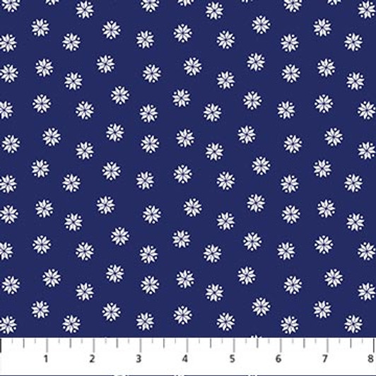 Patrick Lose - Bear Hugs Flannel - Snowflakes, Blue