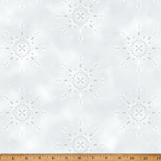 Hoffman California - Midnight Perch - Snowflakes, December/Silver