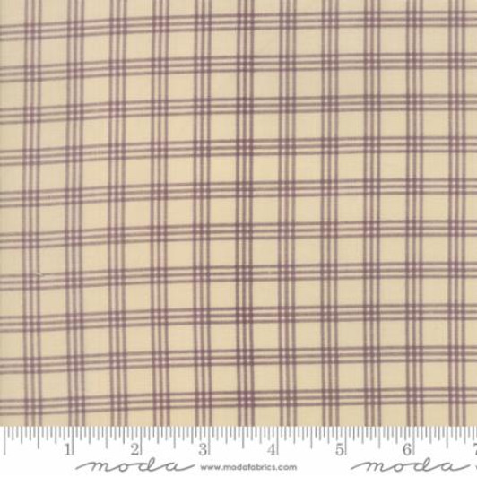 Moda - Lilac Ridge - Plaid, Cream Lilac