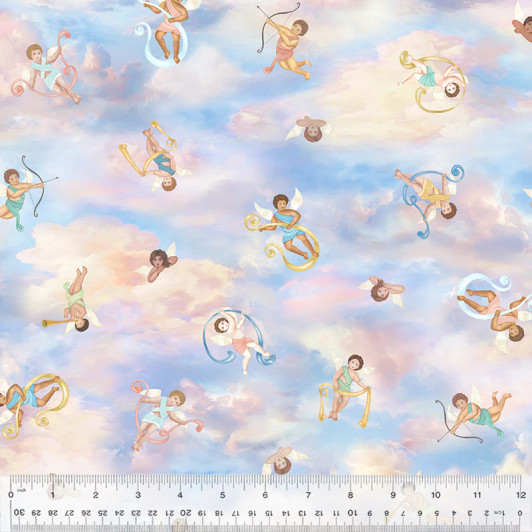 Windham Fabrics - Celestine - Joyful Cherubim, Day