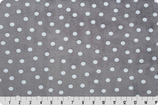 Shannon Fabrics - Cuddle Prints - Alotta Dots, Graphite