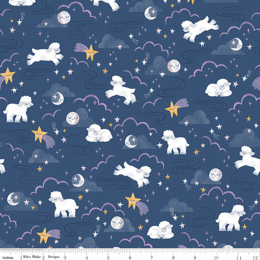 Riley Blake - Twinkle Little Star - Main Print, Nighttime
