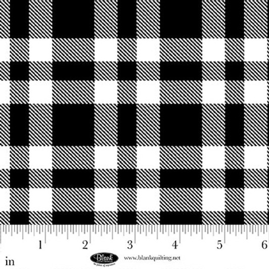 Blank Quilting - Plaid Essentials - Buffalo Check, Black