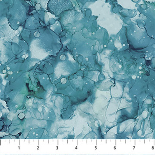 Northcott - Fox Den - Texture, Blue