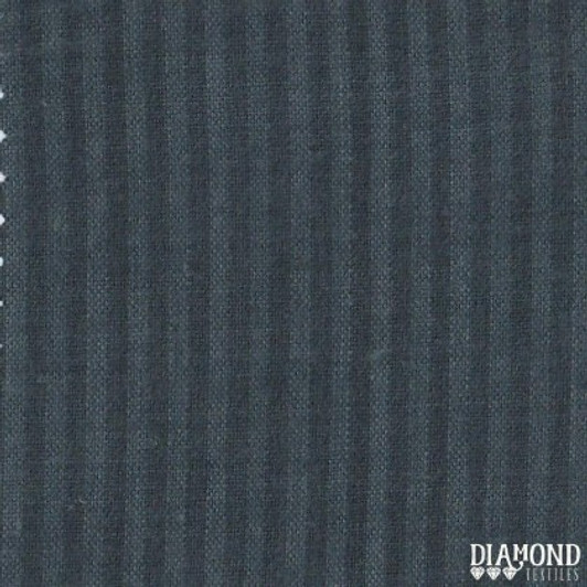 Diamond Textiles - Chatsworth Cabin Brushed - Stripes, Blue Suede