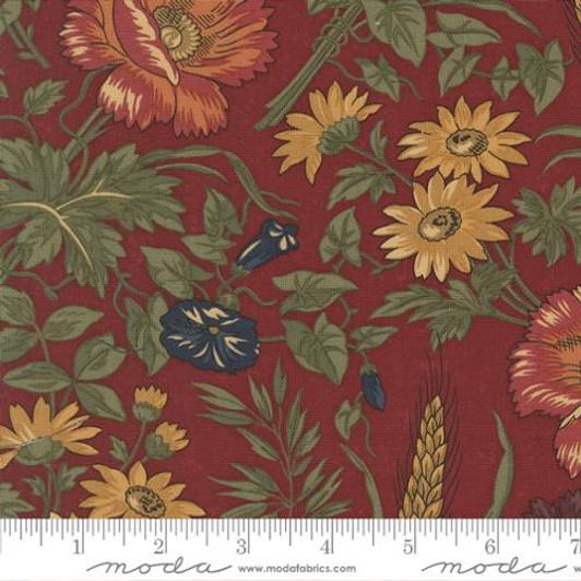 Moda - Wheatland - Florals, Red