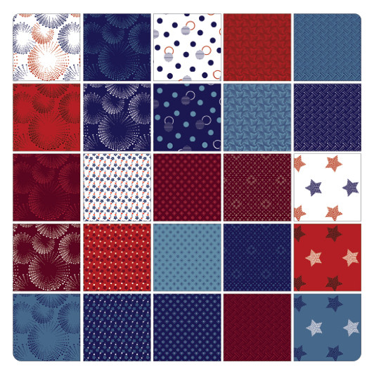 Benartex Traditions - 5" Squares - Documentaries