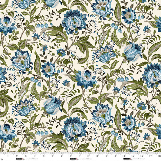 Studio E - Ashdown Forest - Florals, Pale Ecru