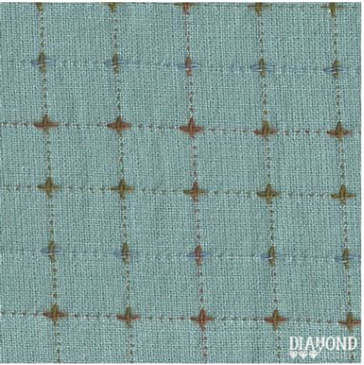 Diamond Textiles - Nikko Homespuns - Plusses & Crosses, Venus Teal