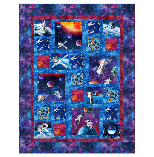 Northcott Pattern - Hopscotch - Based on Space Odyssey Collection