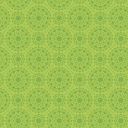 Benartex Traditions - Among the Wildflowers II - Meadowsweet, Fern