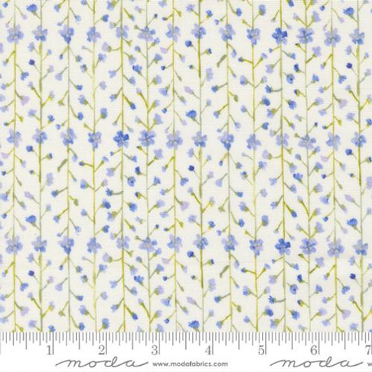 Moda - Sweet Cecily - Clematis Stripe, Hyacinth