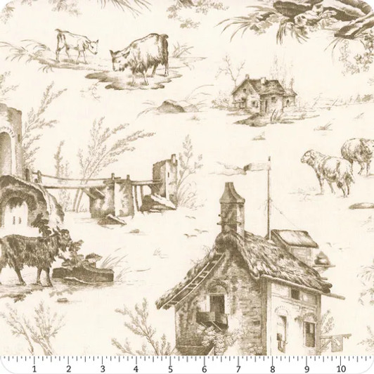 Wilmington Prints - Blackberry Bramble - Toile, Ivory