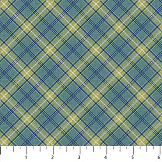 Northcott - Highland Home - Plaid, Blue