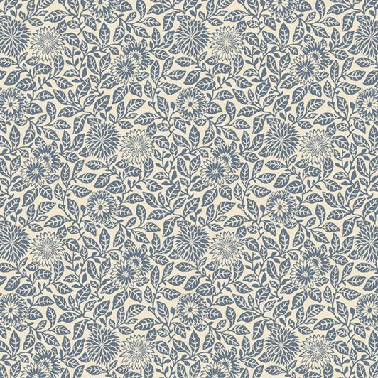 Marcus Fabrics - Wild Flowers - Flower Field, Blue