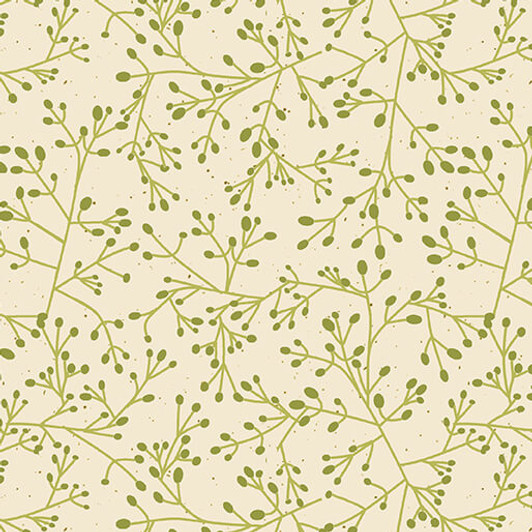 Benartex Artistry - Wishflower - Tallium Tangle, Lime