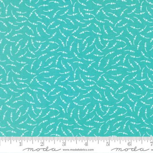 Moda - In The Garden - Sugar Snap, Aqua