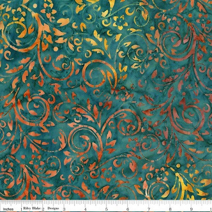 Riley Blake - Expression Batiks 2025 - Kinetic Energy, Spilled Tea