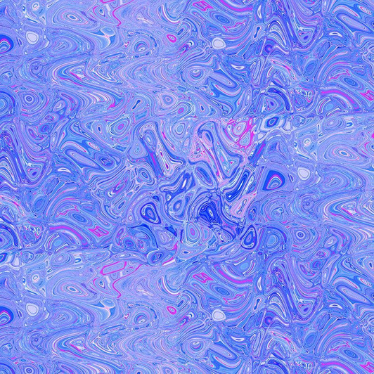 Timeless Treasures - Pansy Perfection - Pansy Swirls, Lavender