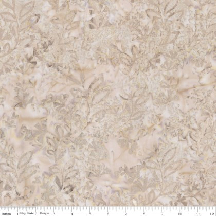 Riley Blake - Batiks: Expressions Porcelains - Viney, Burnt Sugar