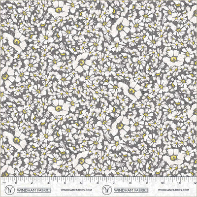 Windham Fabrics - Verona - Allegra Blooms, Grey