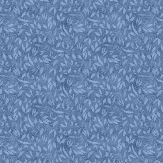 Lumin Fabrics - Fundamentals - Foliage, Denim