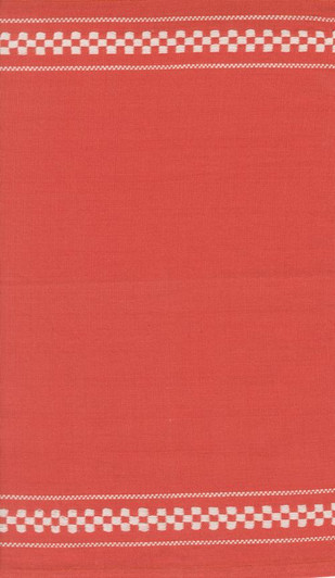 Moda - Rosie Toweling - 16" Hemmed Edge - Woven Check, Red