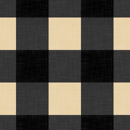 Marcus Fabrics - Linen Closet Weaves - Vichy, Black