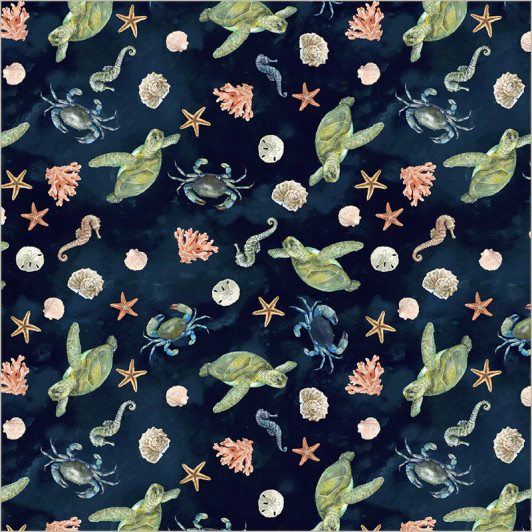 Windham Fabrics - Ocean Life - Undersea Life, Deep