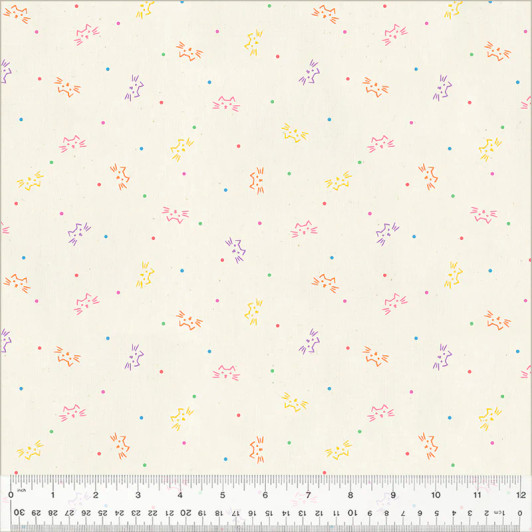 Windham Fabrics - Miniatures - Spotted, Kitten