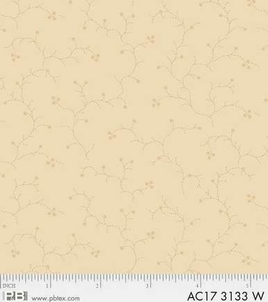 P & B Textiles - Apple Cider 17 - Vine, Ecru