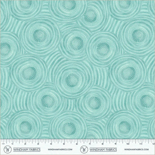 Windham Fabrics - Cats Around Town - Zoomies, Turquoise