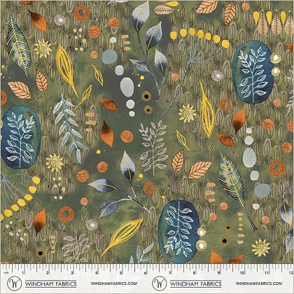 Windham Fabrics - Flora & Form - Forage, Labradorite