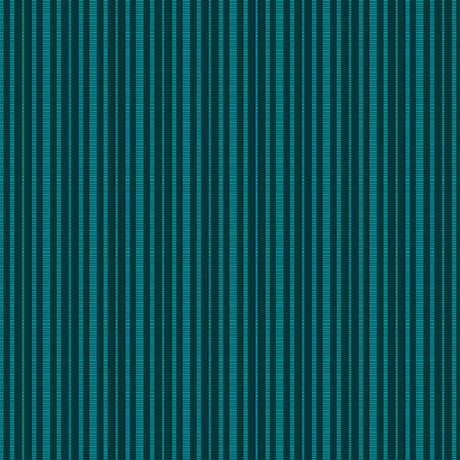 Quilting Treasures - Dahlias At Dusk - Stripe, Dark Teal