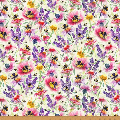 Hoffman California - Buzzin' Around - Bees and Flowers, Papyrus