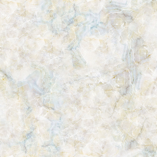 Northcott - Running Free - Veined Marble, Cream/Blue