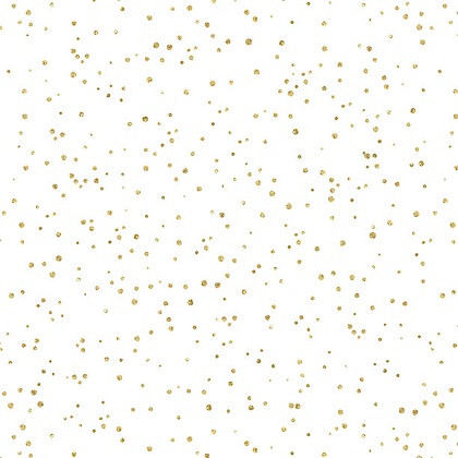 Wilmington Prints - Peony Blossoms - Glitter Dots, White