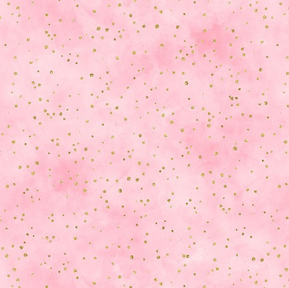 Wilmington Prints - Peony Blossoms - Glitter Dots, Pink
