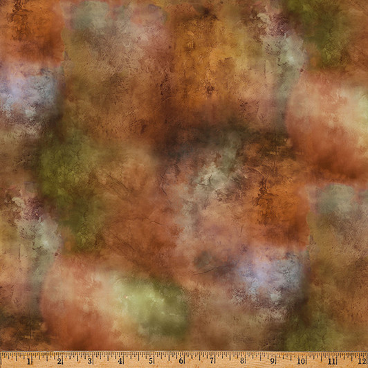 Hoffman California - Wings Over Wildflowers - Layered Design, Bourbon