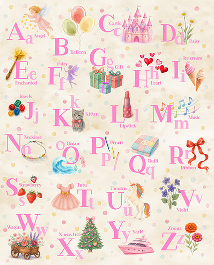 Hoffman California - Things That Go From A to Z - 36" Panel, Papyrus