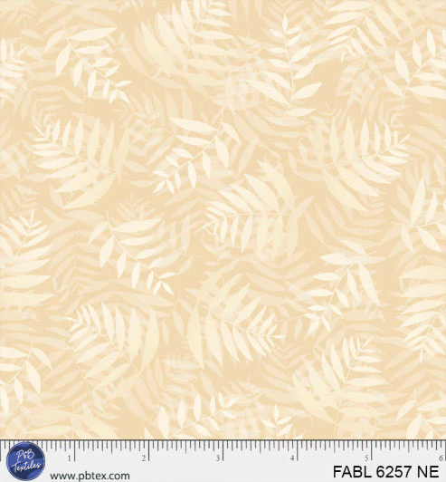 P & B Textiles - Fablewood - Tonal Foliage, Neutral