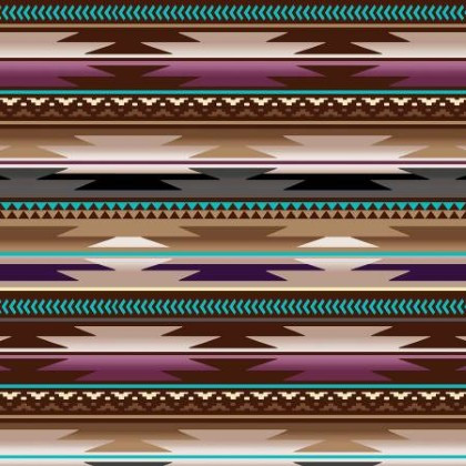 Windham Fabrics - Winter Fleece Print - Horizon, Plum