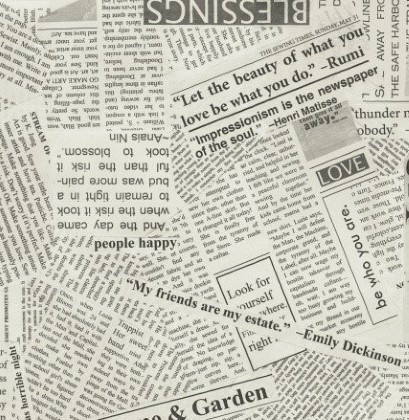 Windham Fabrics - Story - Newsprint, Spackle