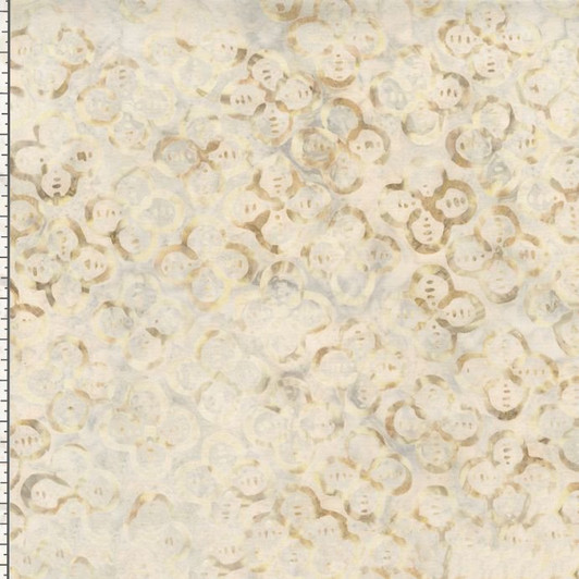 Timeless Treasures - XTonga 106" Batik - Quatrefoil, Sand