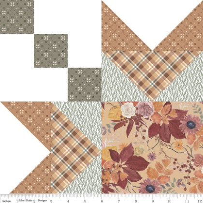 Riley Blake - 107/108" Evening on the Prairie - Garden, Cloud