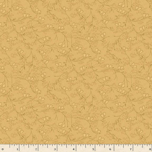 Marcus Fabrics - Canton Quilting Circle - Tulips, Gold