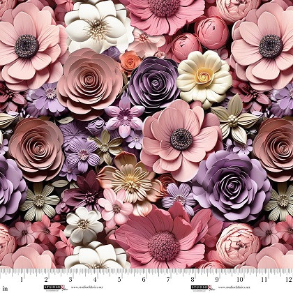Studio E - Another Dimension - Flowerbed Large, Peach