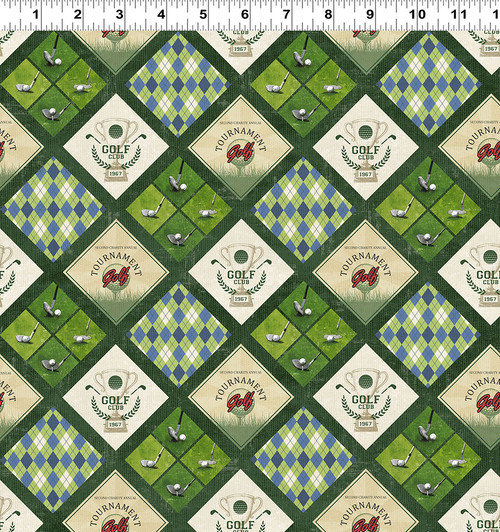 Clothworks - Tee Time! - Frame Up, Multi