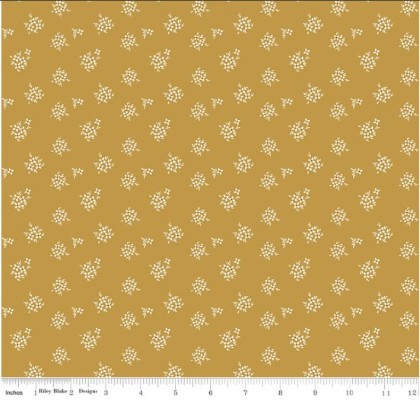 Riley Blake - Renew - Ditsy, Gold