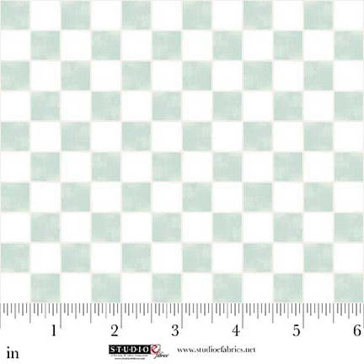 Studio E - Bathing Bonnies - Tiny Tiles, Mint